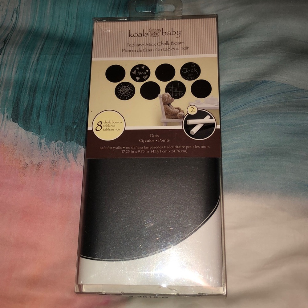 Koala baby wall decal 8 chalk board dots